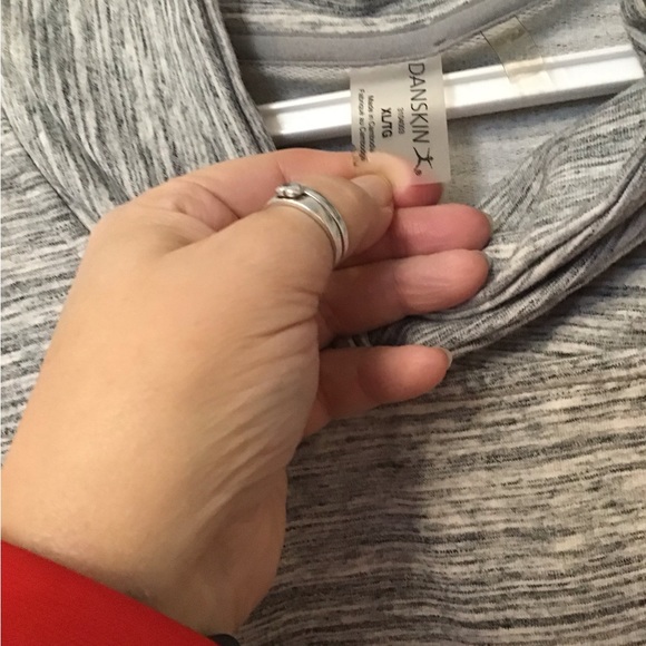 Womens Danskin Cowel Neck Cardigan - Picture 3 of 4